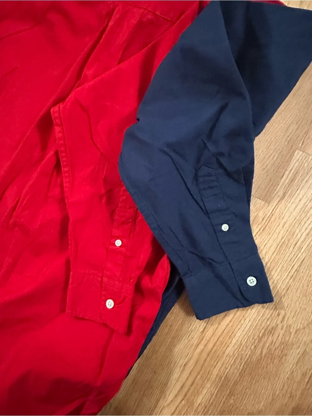 Ralph Lauren kids Button-Down Shirts in Navy and Red